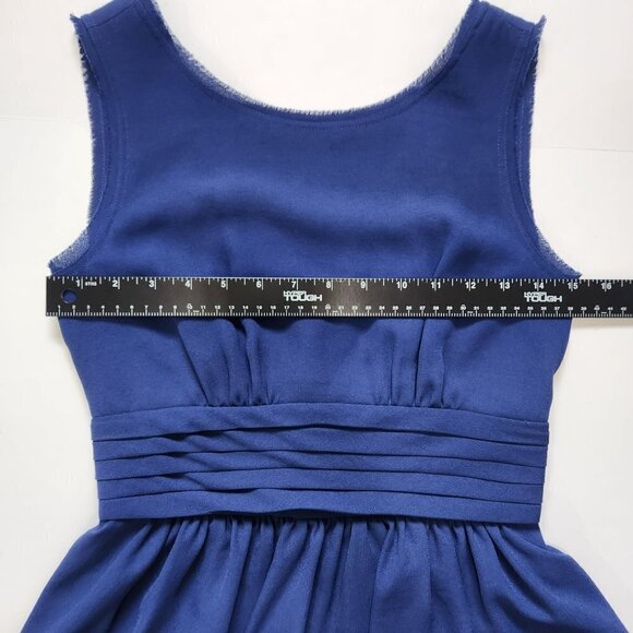 BCBGMaxAzria Rhea Sleeveless Peplum Sheath‎ Dress 0 Blue Depth Party Event - Picture 5 of 14